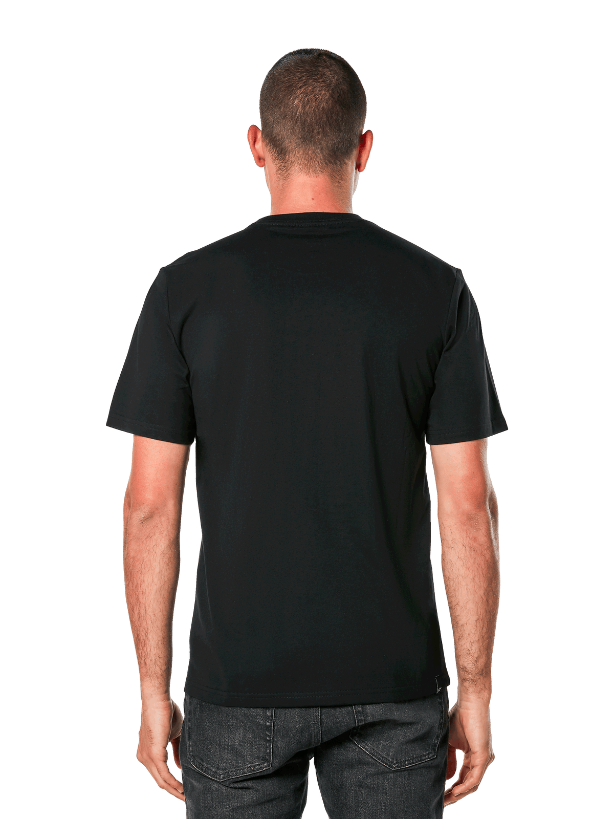 Alpinestars Cali 2.0 CSF Tee, T-shirt met korte mouwen, zwart, achteraanzicht, casual motorsport streetwear