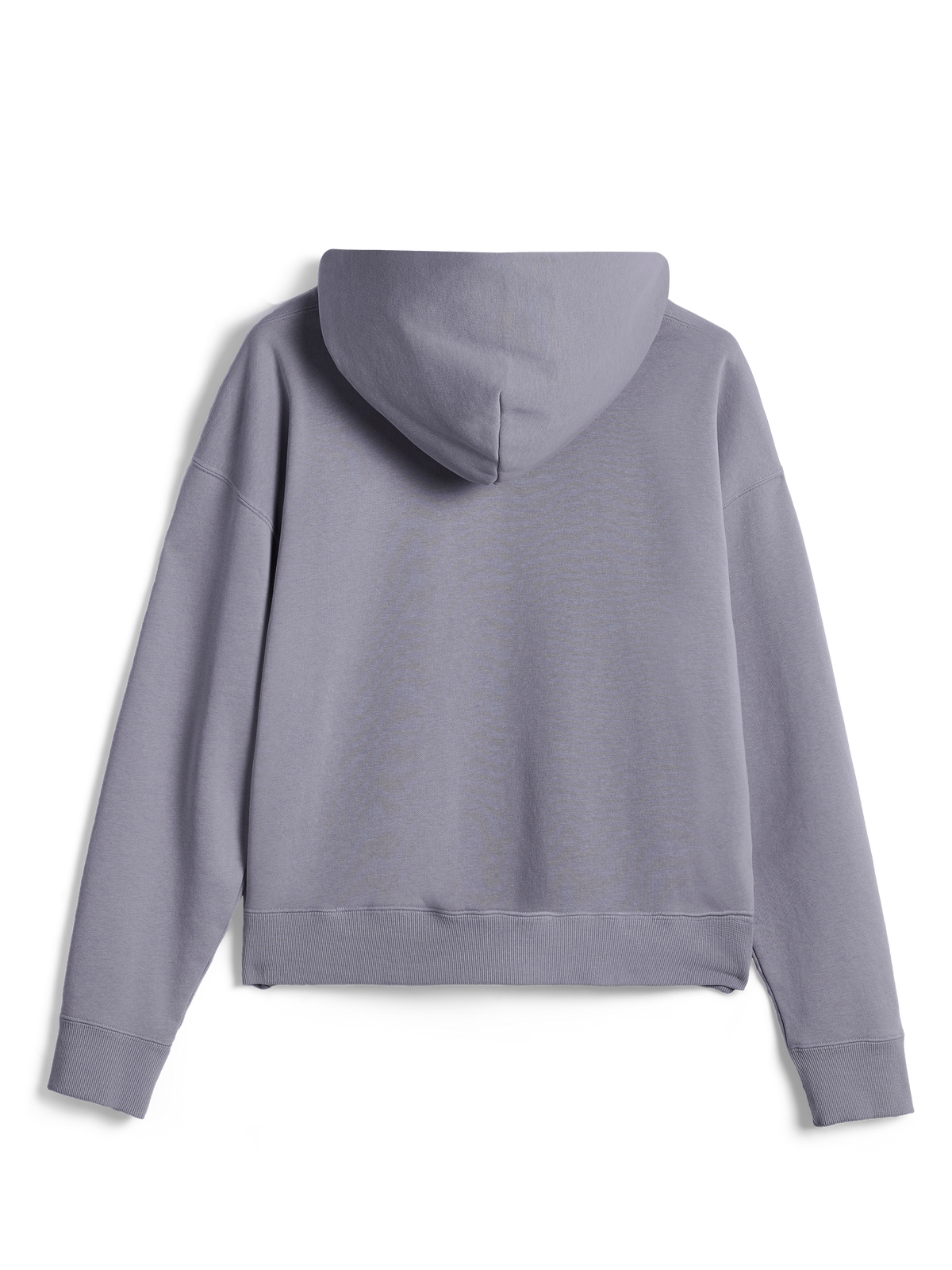 Alpinestars Essentials Ageless Zip Hoodie, achteraanzicht, zilver, casual fleece streetwear, ontspannen pasvorm, geribbelde manchetten en zoom, stone wash afwerking