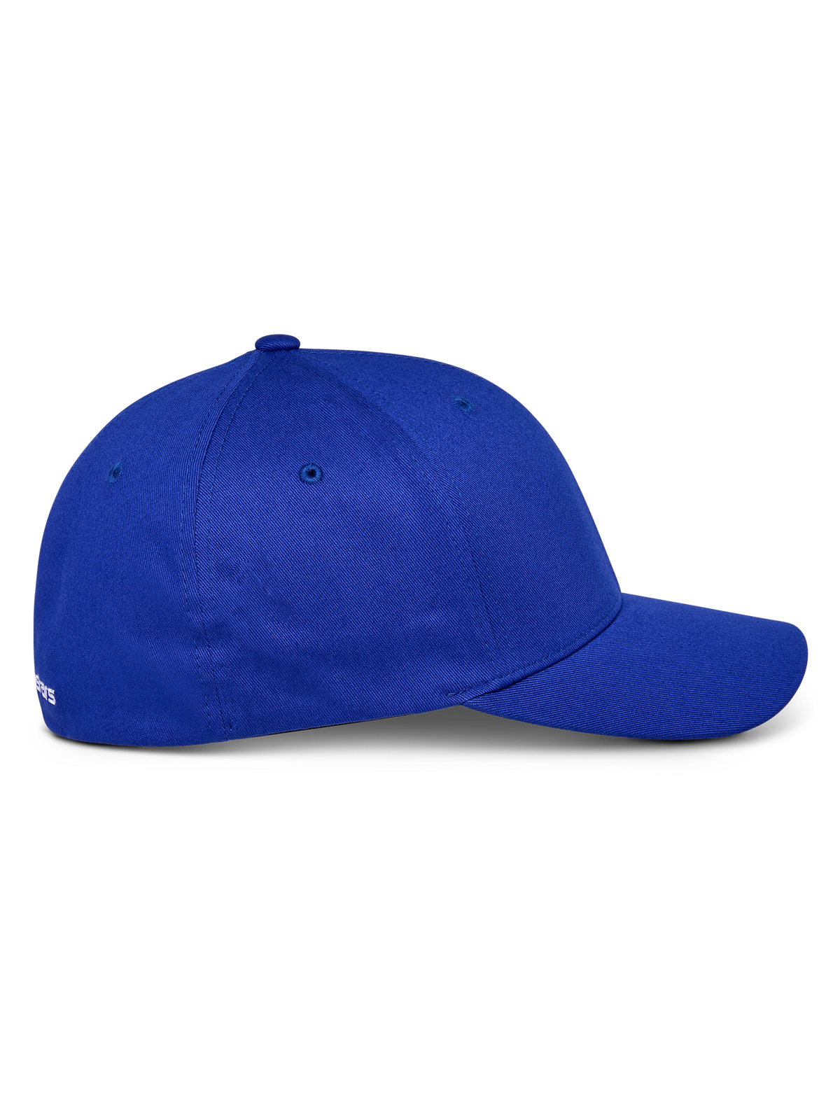 Alpinestars Corp Shift Multi pet, blauw, zijaanzicht, gebogen klep met gestructureerde kroon, katoenen stretch twill stof, casual motorsport-geïnspireerde hoofdbedekking