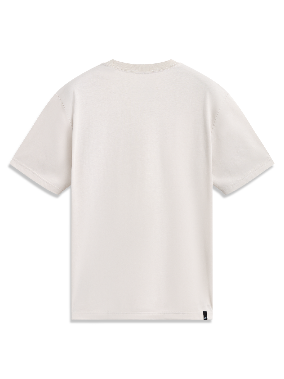 Alpinestars Elliptogrit CSF t-shirt met korte mouwen, zand, sportswear van een zachte katoenmix, achteraanzicht.