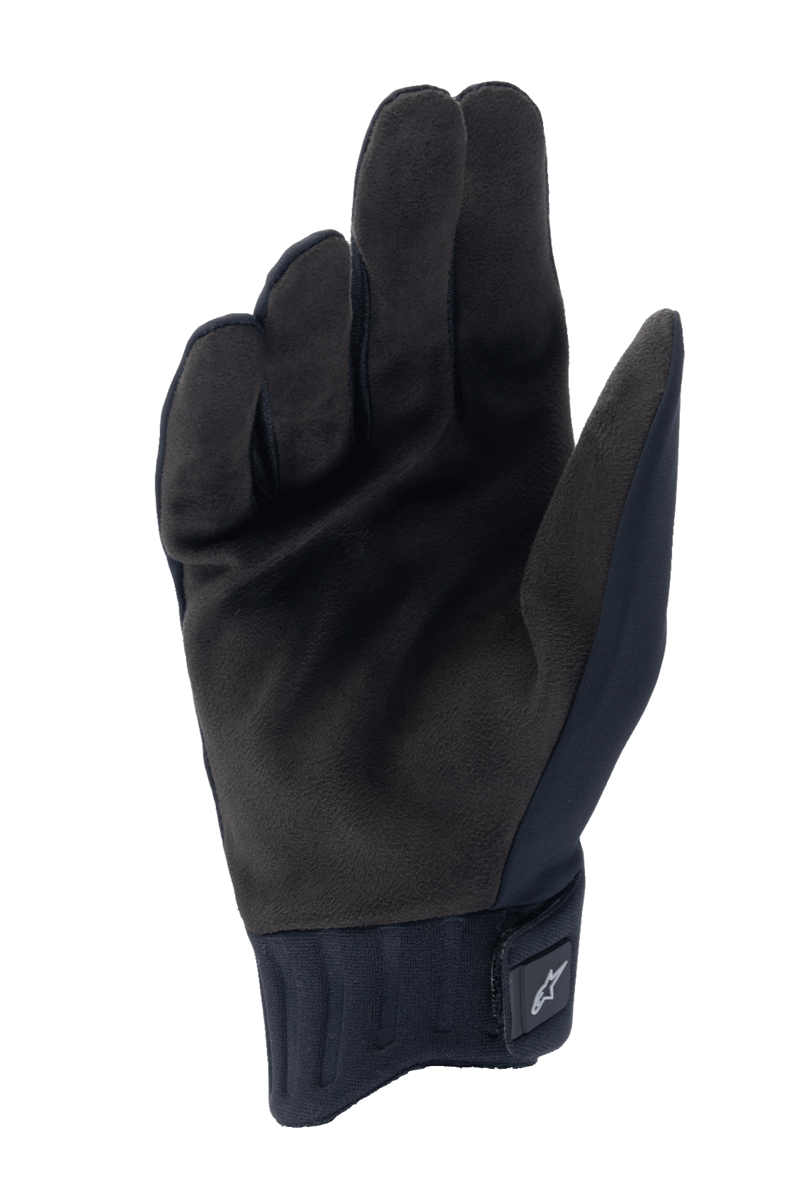 Alpinestars Stella A-Dura Regenhandschoenen, MTB-regenhandschoenen voor dames, zwart, handpalmzijde met synthetische suède grip, geribbelde neopreen manchet met verstelbare band, waterdichte mountainbike-uitrusting