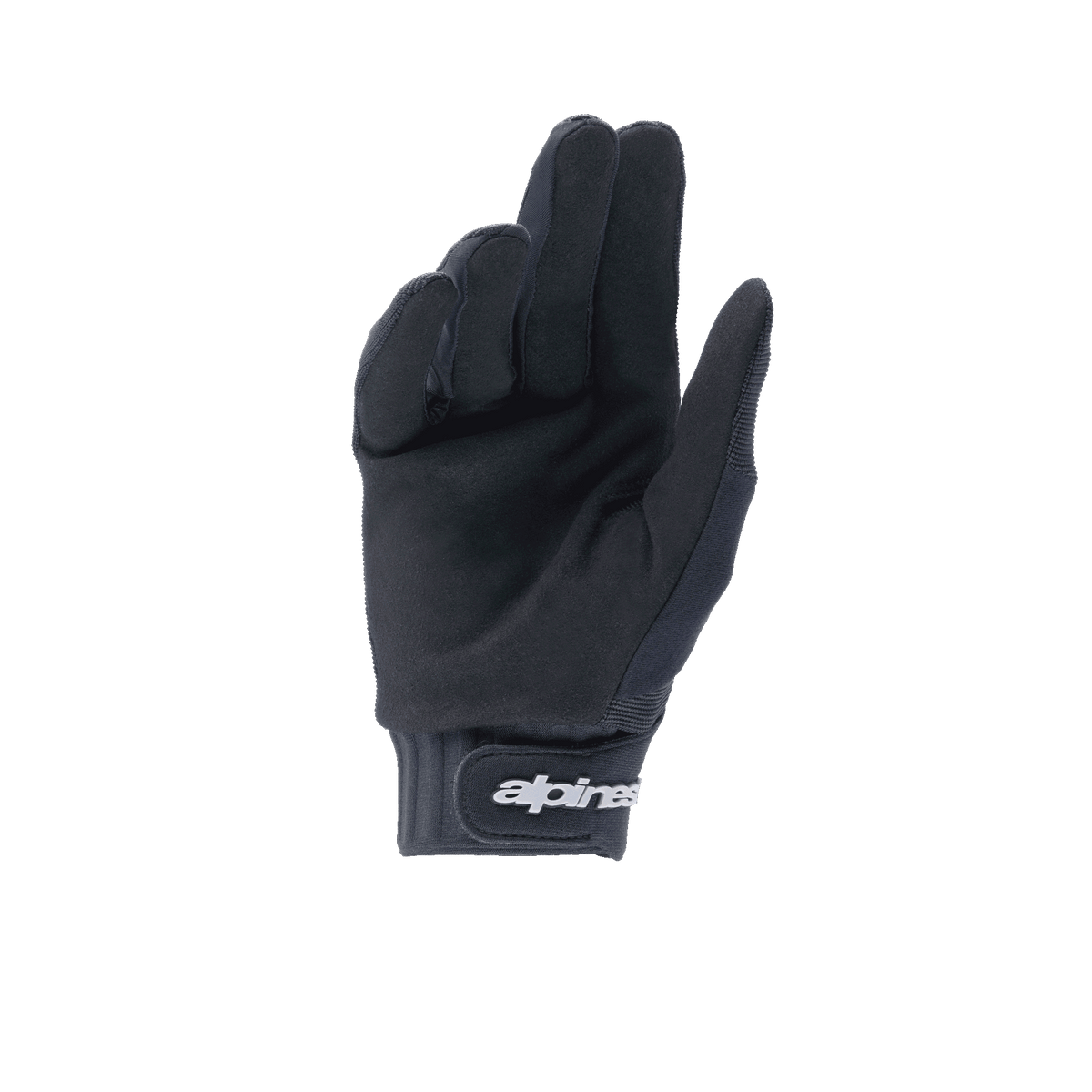Alpinestars A-Dura handschoenen, zwarte MTB-handschoenen, synthetisch suède palm voor grip en duurzaamheid, neopreen manchet met klittenbandsluiting, veelzijdige prestatie-uitrusting voor mountainbiken