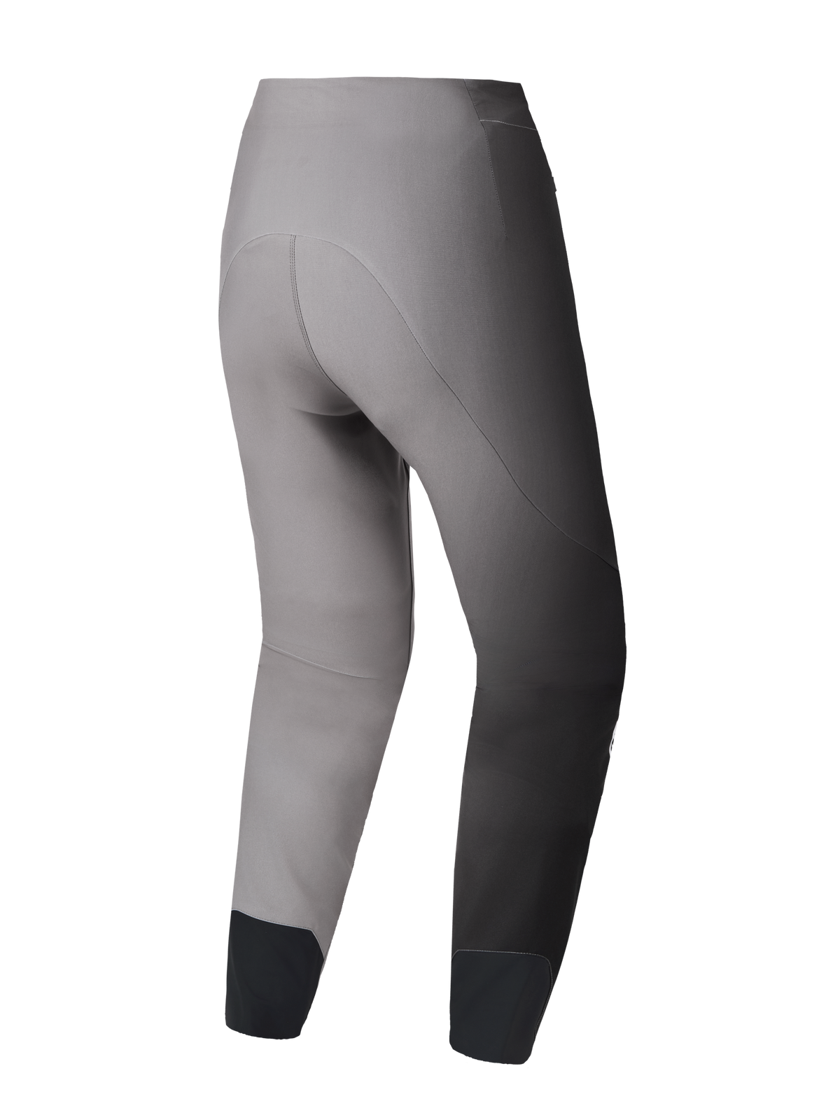 A-Supra Elite MTB-broek in Faded Gray, achteraanzicht met prestatiegerichte racepasvorm en flexibele 4-weg stretchstof.