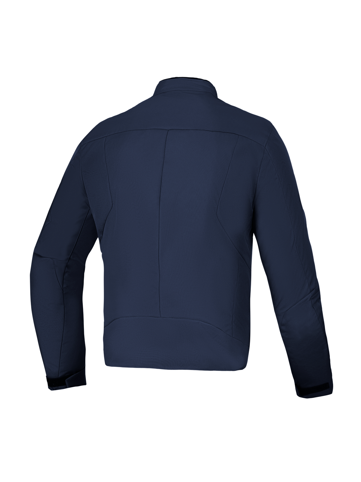 Alpinestars C-1 Waterproof Jas, urban hedendaagse motorjas, donkerblauw, met 3D-rugpatroon en standaard pasvorm, achteraanzicht