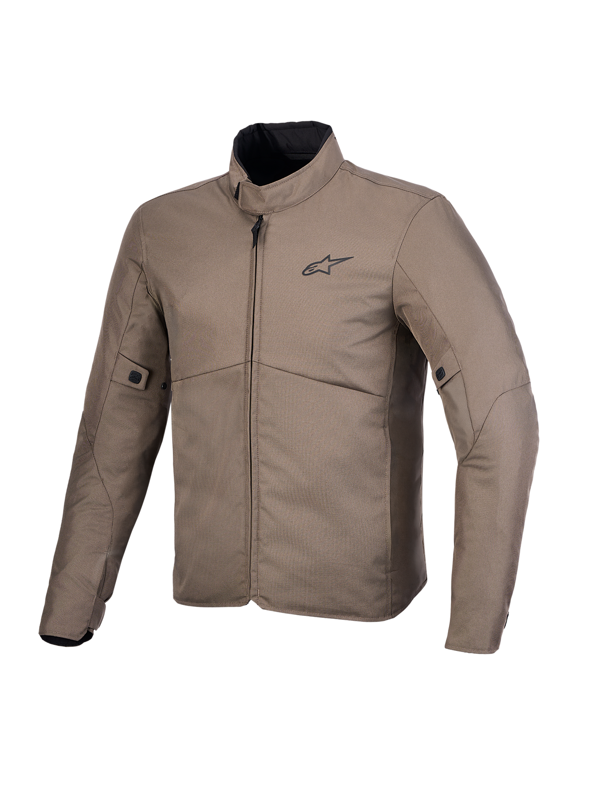 Alpinestars C-1 Waterproof Jas, urban contemporary motorjas, bruin en zwart, CE-gecertificeerd met Nucleon-bescherming en waterdicht membraan