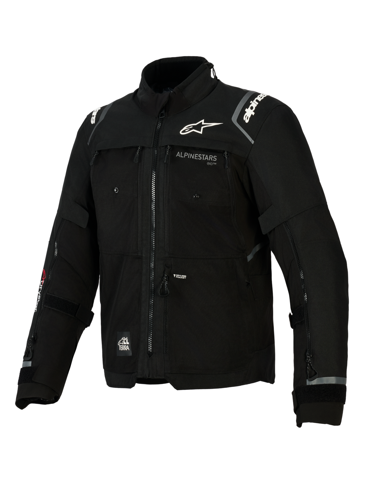 Alpinestars Cusco Drystar® Jas, herenmotorjas voor adventure-touring, zwart, waterdicht, Tech-Air® ready, CE Level 2 bescherming, ripstop-textiel.