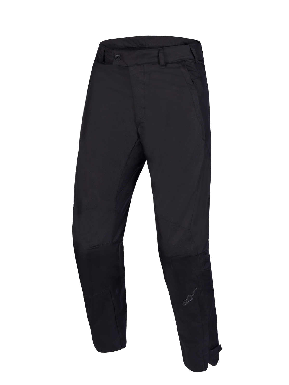 Alpinestars C-1 Waterproof Broek, zwarte urban motorbroek, waterdichte textielconstructie met ergonomische knieën en CE-certificering