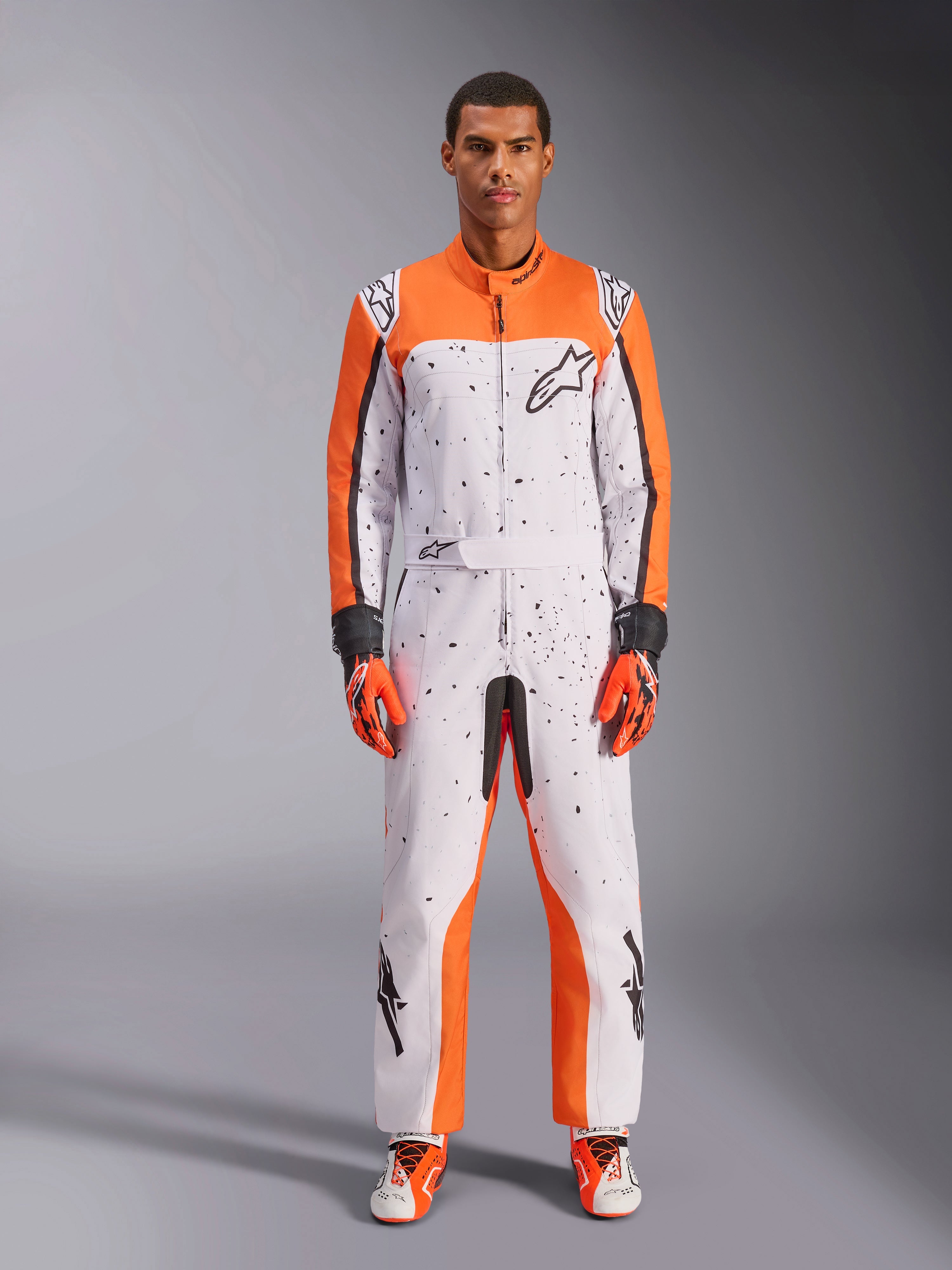 KMX-9 V3 Graphic 6 - White Karting Suit | Alpinestars®