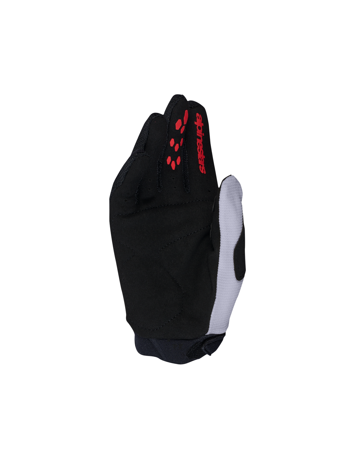 Alpinestars jeugd Full Bore V2 motorhandschoenen, zwart en licht lila, motocross-uitrusting met TPR-knokkelbescherming.