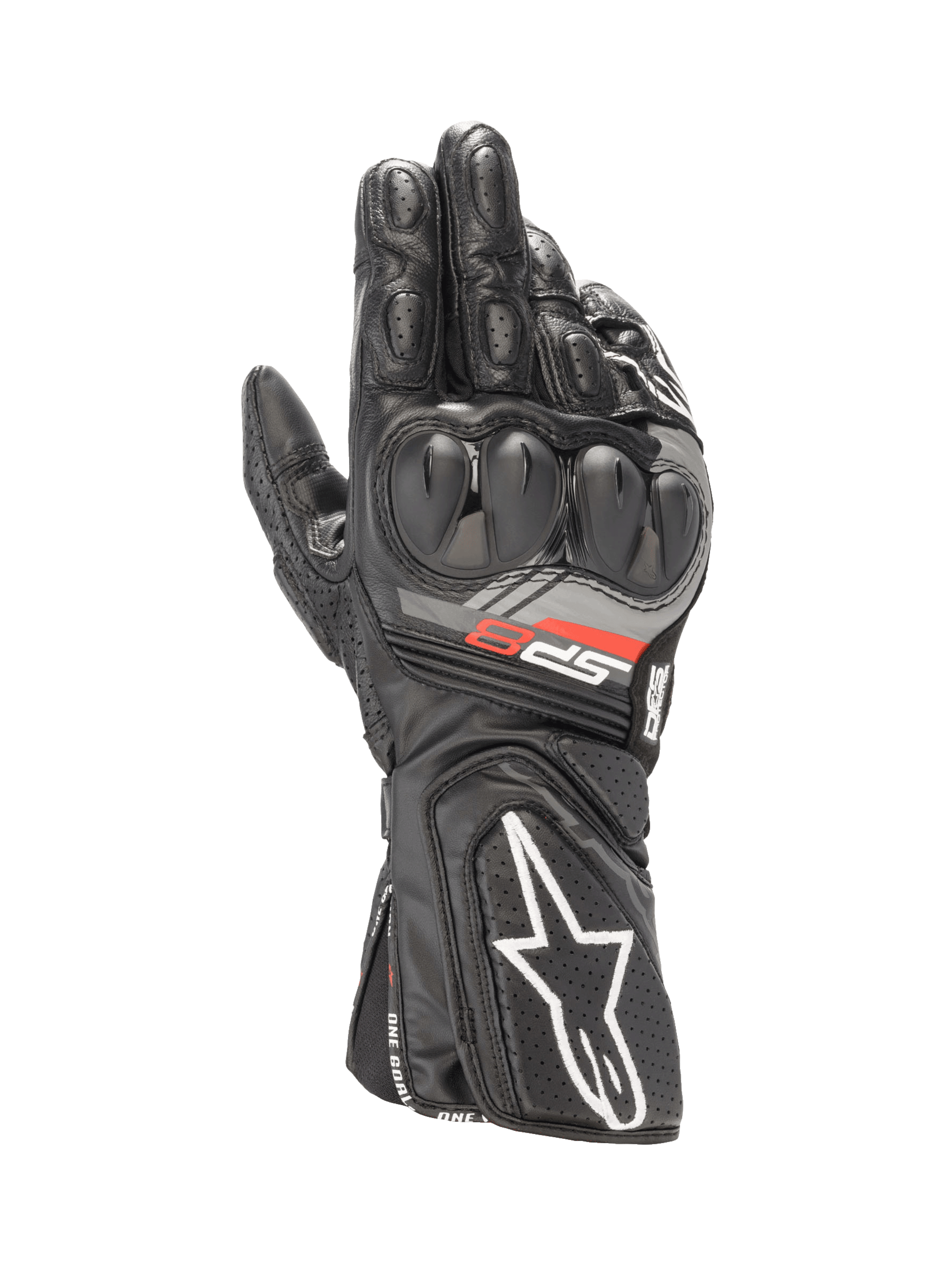 Alpinestars SP-8 V3 レザーグローブ Ｍサイズ SP-8 V3 - Zwart Handschoenen Motorcycle | Alpinestars®