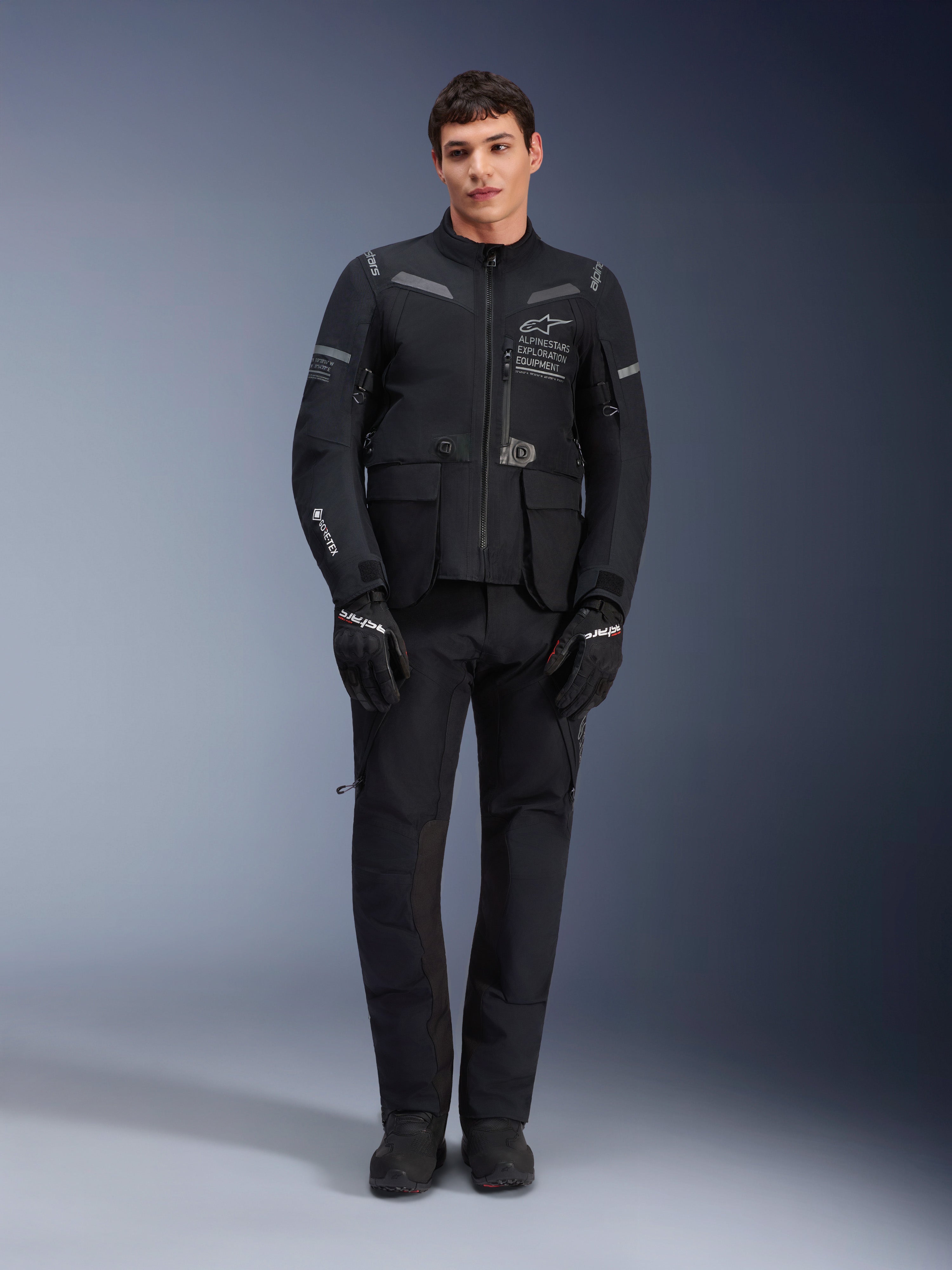 ST-7 2L Gore-Tex - Black Motorcycle Pants | Alpinestars®