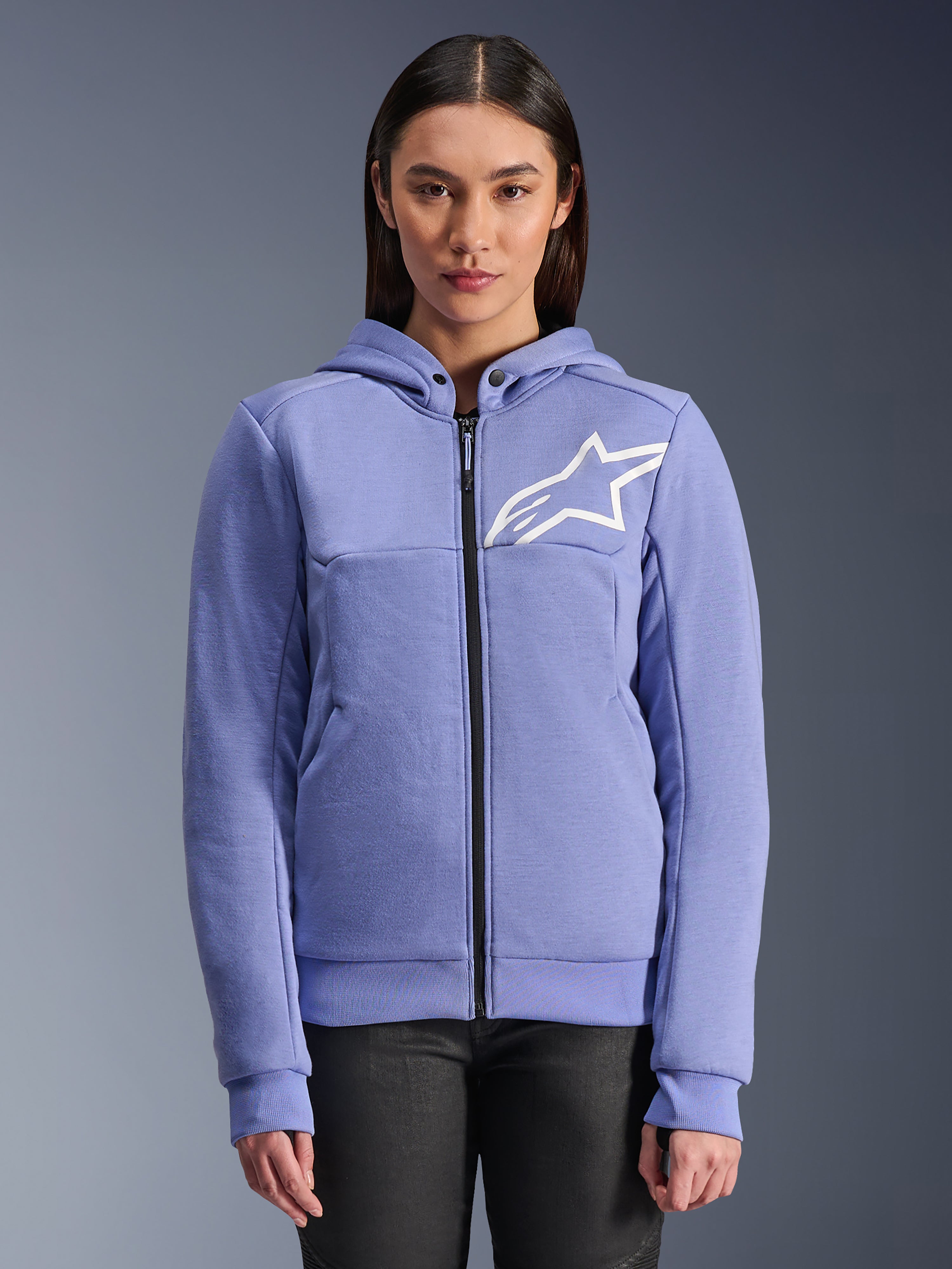 Stella Chrome V2 Sport - Hoodie Motorcycle | Alpinestars®