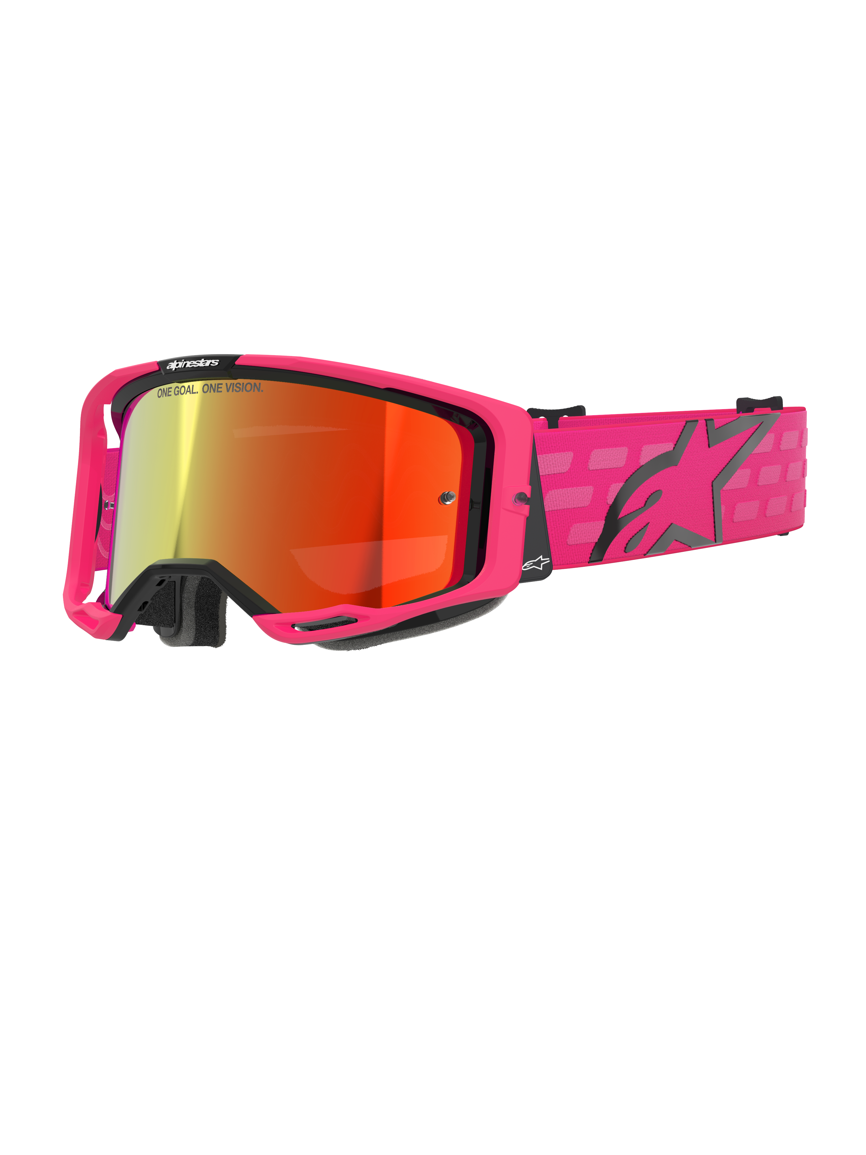 One Size / Pink Mirror Red