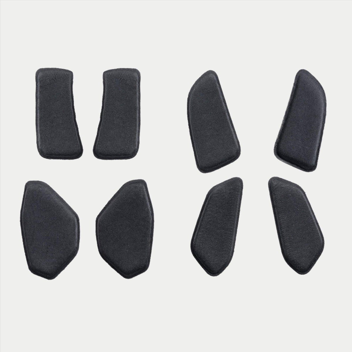 Alpinestars BNS Soft Pad Set, zwart, achtdelige vervangingsset voor BNS nekbeschermingssystemen, gevormde schuimrubberen inzetstukken voor MTB en off-road rijden