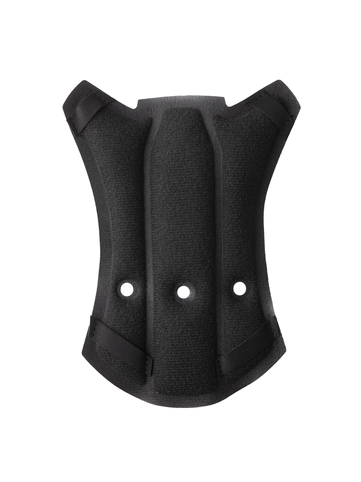 Alpinestars S-M7 Top Pad, helmaccessoire, zwart, voorgevormd gewatteerd ontwerp met drie ventilatiegaten en bevestigingsbandjes in de hoeken, synthetische stof voor comfort in de motorcrosshelm
