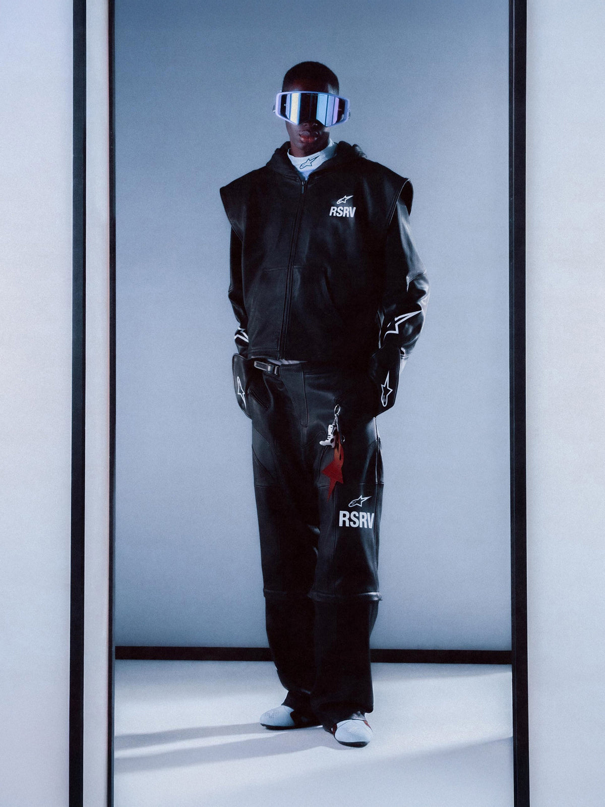 RSRV Axis Leren Hoodie
