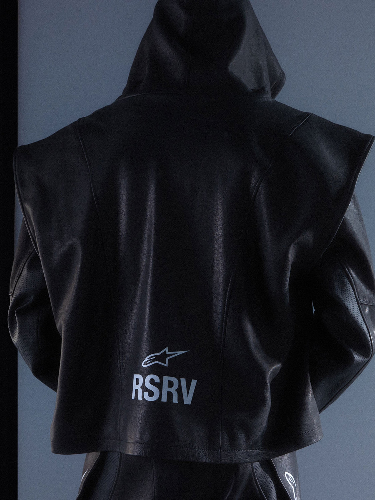 RSRV Axis Leren Hoodie