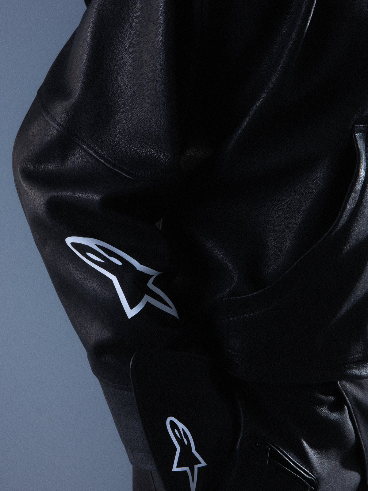 RSRV Axis Leren Hoodie