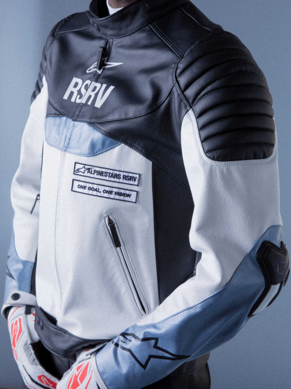 RSRV Threadline Leather Jacket