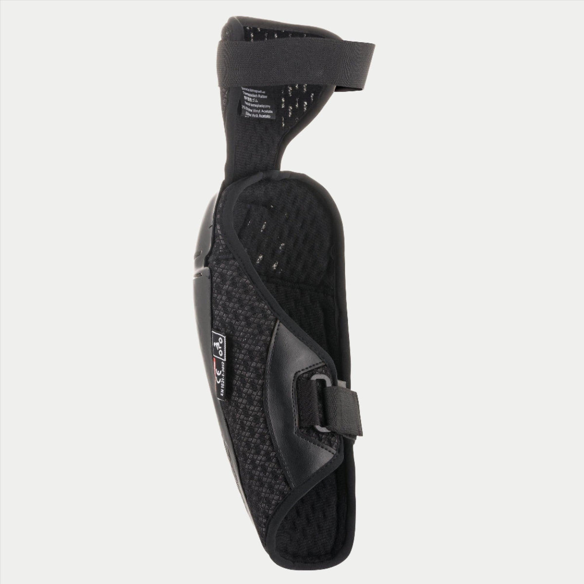 Alpinestars Youth Bionic Plus elleboogbeschermer, zwart, binnenzijde met ademende 3D-mesh voering en dubbele klittenbandsluiting, lichtgewicht ergonomisch ontwerp voor motorcrossbescherming voor jongeren