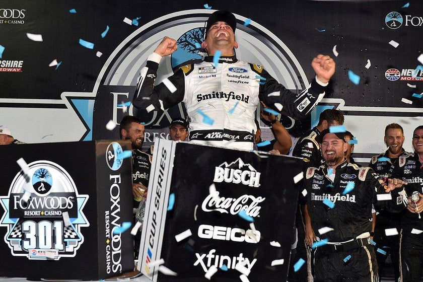 HARD-CHARGING ARIC ALMIROLA BATTLES HIS WAY TO NASCAR VICTORY AT NEW HAMPSHIRE MOTOR SPEEDWAY