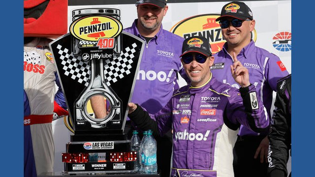 ALPINESTARS TOP FIVE LOCK-OUT AS DENNY HAMLIN DOMINATES NASCAR CUP SERIES RACE IN LAS VEGAS