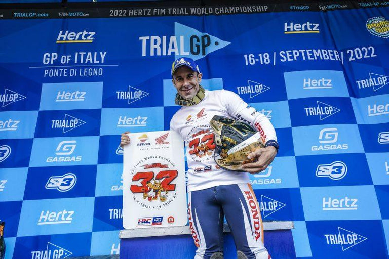 TONI BOU SEALS UNPRECEDENTED 16TH CONSECUTIVE TRIALGP WORLD CHAMPIONSHIP AND ENDS SEASON WITH A WIN AT SEASON FINALE IN PONTE DI LEGNO, ITALY