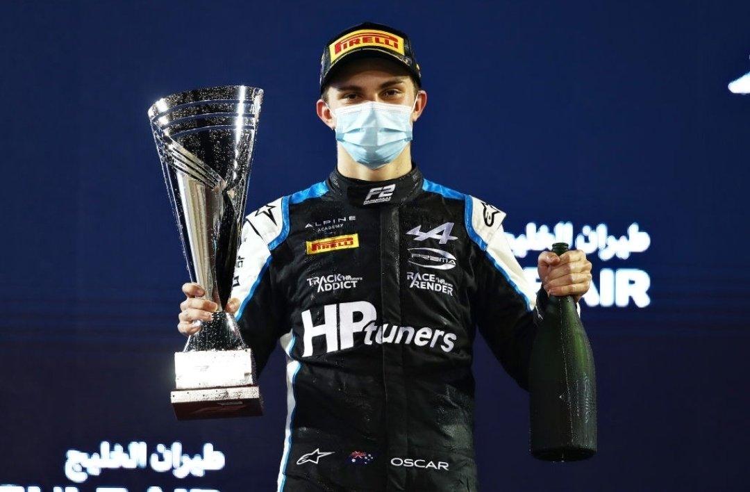 ALPINESTARS PODIUM LOCK-OUT AS OSCAR PIASTRI TASTES F2 SPRINT RACE 2 SUCCESS IN BAHRAIN