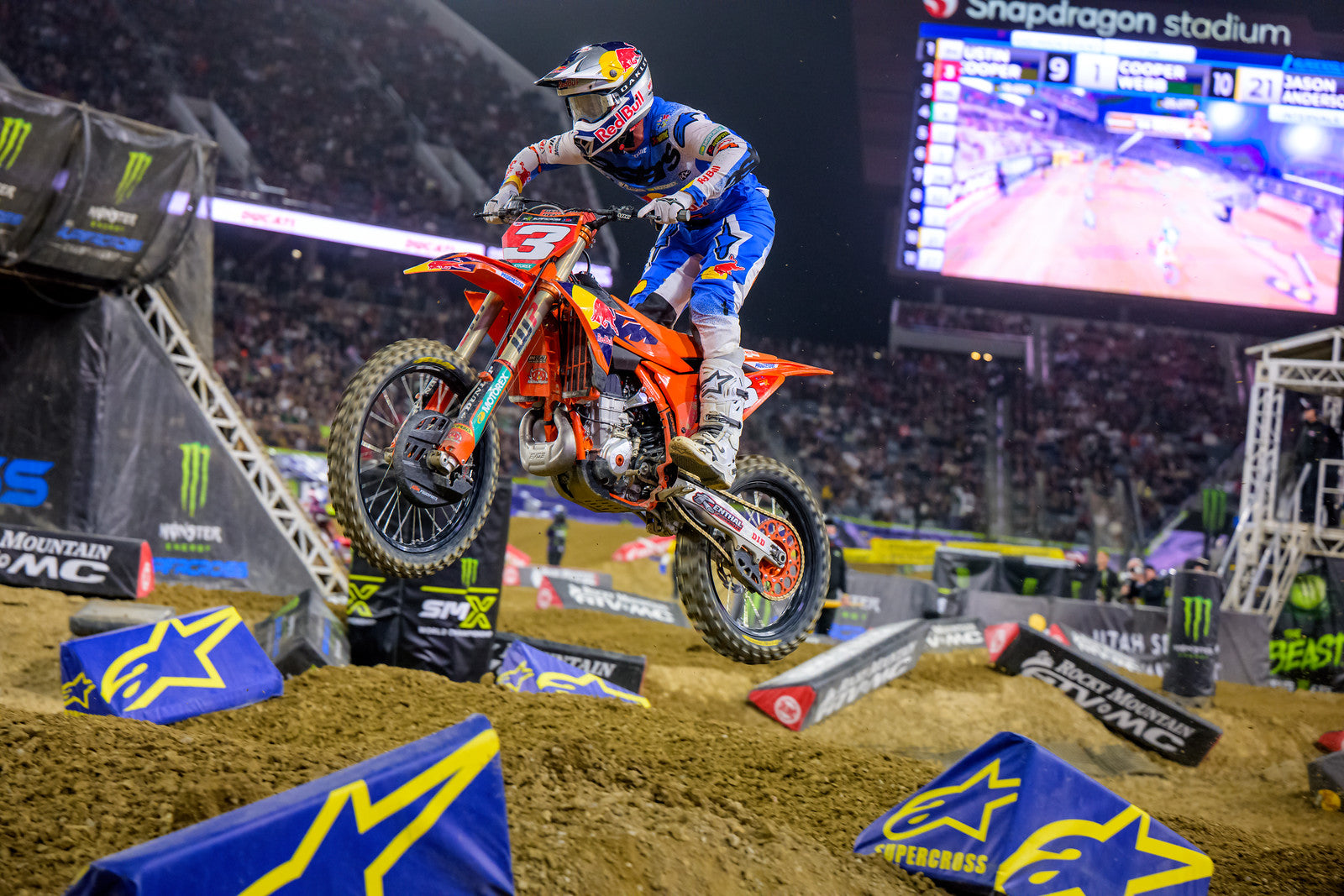 ALPINESTARS 1-2 AS ELI TOMAC MAKES IT BACK-TO-BACK 450SX VICTORIES WITH WIN IN SAN DIEGO, CALIFORNIA