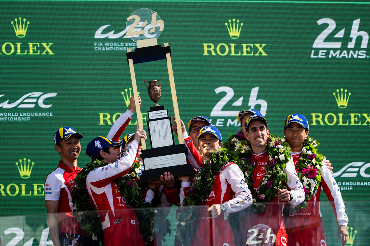 MIKE CONWAY, KAMUI KOBAYASHI AND NYCK DE VRIES TASTE ENDURANCE WORLD CHAMPIONSHIP 24 HOURS OF LE MANS SUCCESS IN FRANCE