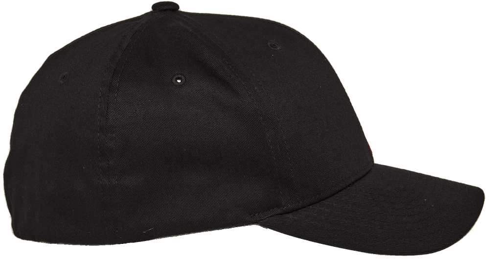 Alpinestars Corp Shift 2 Curved Brim, baseballpet, zwart, zijaanzicht, gebogen klep, gestructureerde kroon met ventilatiegaatjes, casual op motorsport geïnspireerde hoofddeksels