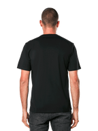 Alpinestars Cali 2.0 CSF Tee, T-shirt met korte mouwen, zwart, achteraanzicht, casual motorsport streetwear