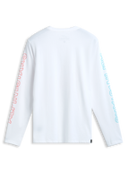 Alpinestars Ayess Csf longsleeve t-shirt, wit, bedrukte graphics op de mouwen, achteraanzicht, casual sportswear