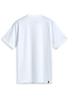 Alpinestars Geografica Csf Tee, T-shirt met korte mouwen, wit, achteraanzicht, strak ontwerp met klein zwart geweven label op de zoom, casual motorsport streetwear