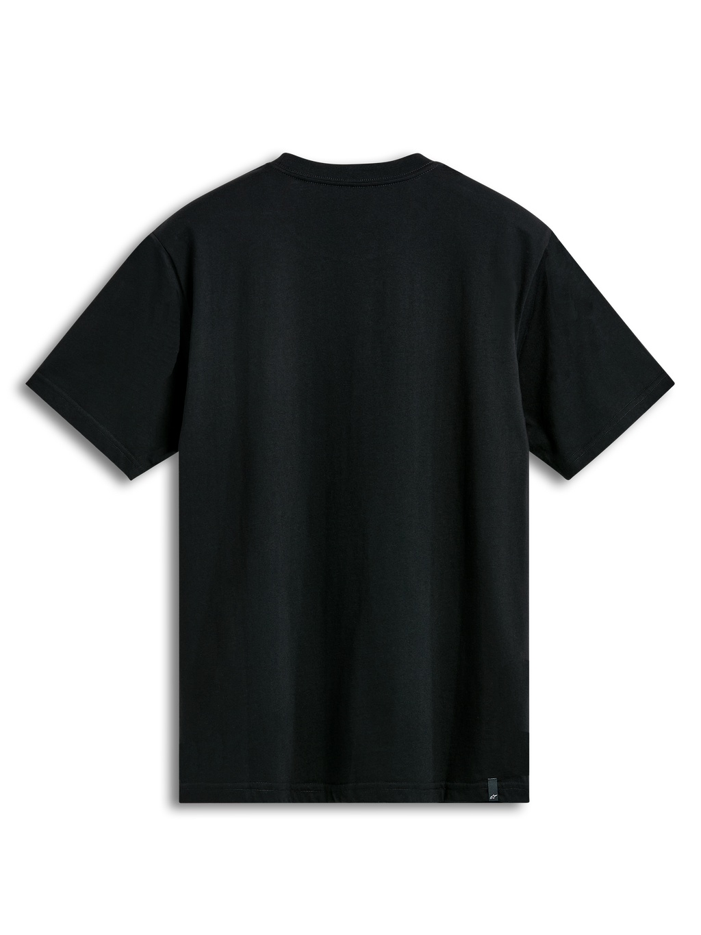 Alpinestars Prevail CSF T-Shirt met korte mouwen, zwart, achteraanzicht met effen zwarte stof, casual sportswear.