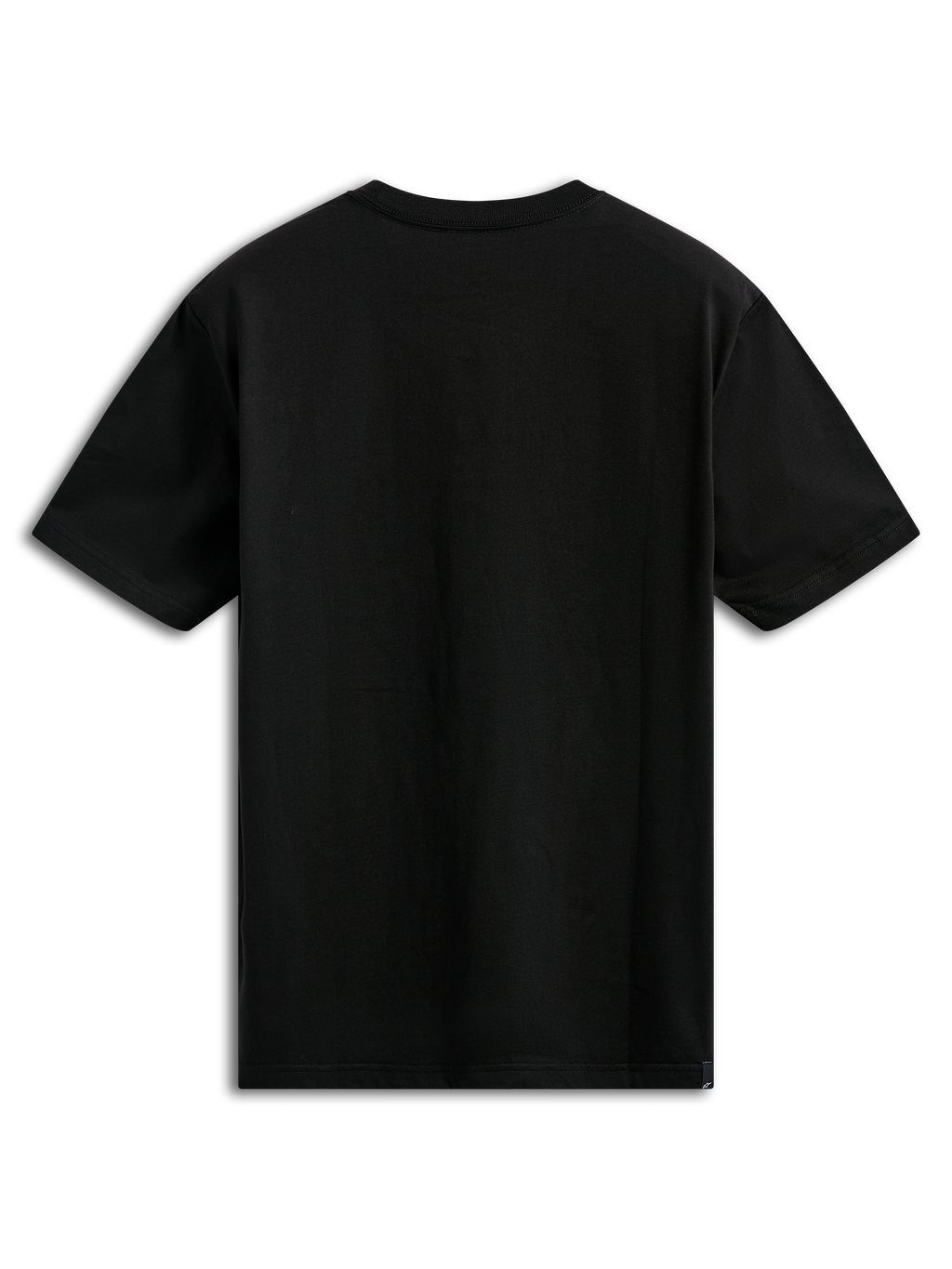 Alpinestars Noka CSF Tee, T-shirt met korte mouwen, zwart, achteraanzicht, effen kleur, casual sportkleding geïnspireerd op de motorsport