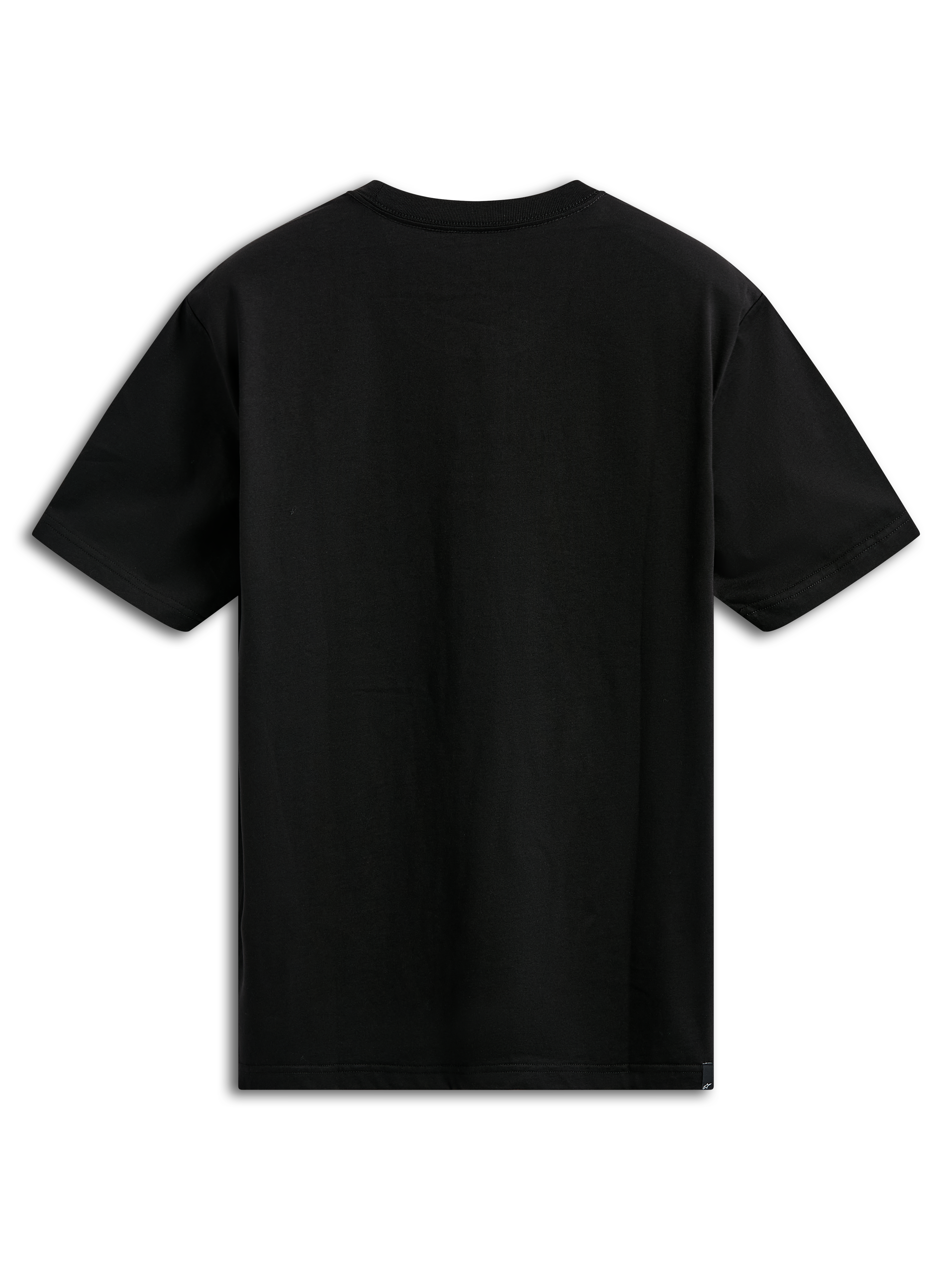 Alpinestars Noka CSF Tee, T-shirt met korte mouwen, zwart, achteraanzicht, effen kleur, casual sportkleding geïnspireerd op de motorsport