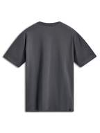 Alpinestars Ellipsoid CSF Tee, T-shirt met korte mouwen, Charcoal, achteraanzicht, effen ontwerp met klein zwart logolabel aan de zoom, casual sportkleding