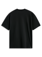 Alpinestars Authority CSF Tee, Short Sleeve T-Shirt, Black, Back View, Plain with Small Hem Label, Casual Motorsport Streetwear