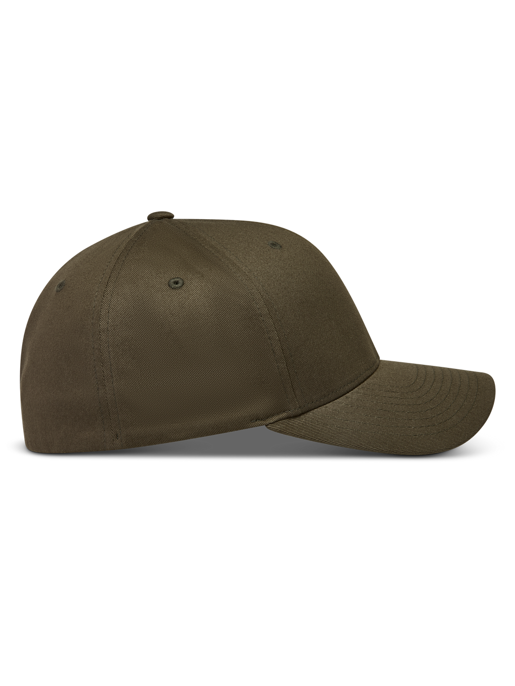 Alpinestars Pivot pet, militair groene sportpet met gebogen klep en gestructureerde kroon van keperstof.