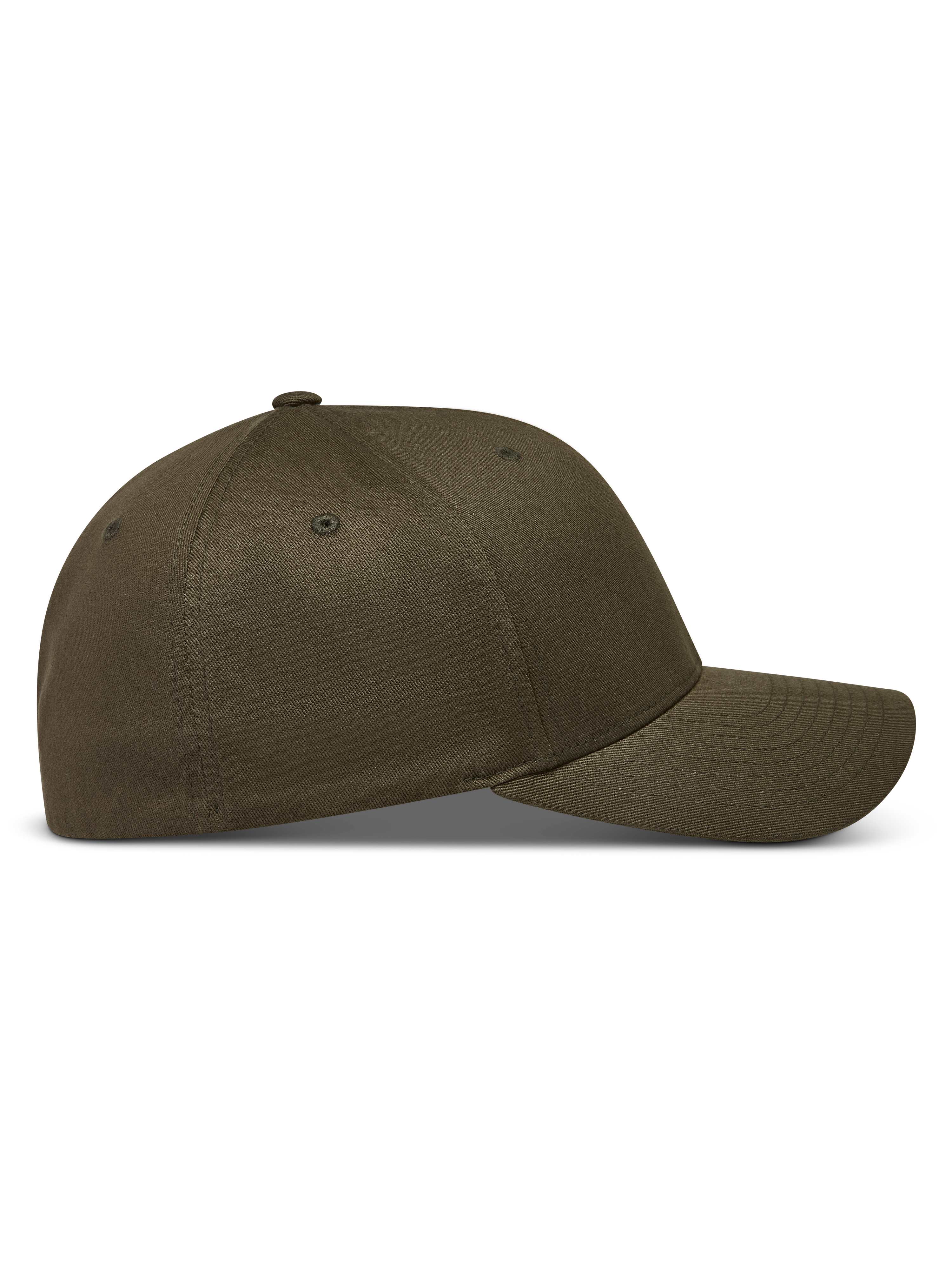 Alpinestars Pivot pet, militair groene sportpet met gebogen klep en gestructureerde kroon van keperstof.