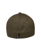 Alpinestars Pivot hoed, military groen, sportswear flexback-pet van duurzame keperstof met klein Astars logo label.