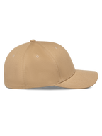 Alpinestars Pivot Hat, casual baseball cap, Sand Khaki, side profile view featuring a curved bill and structured crown, durable twill fabric, minimalist sportswear design