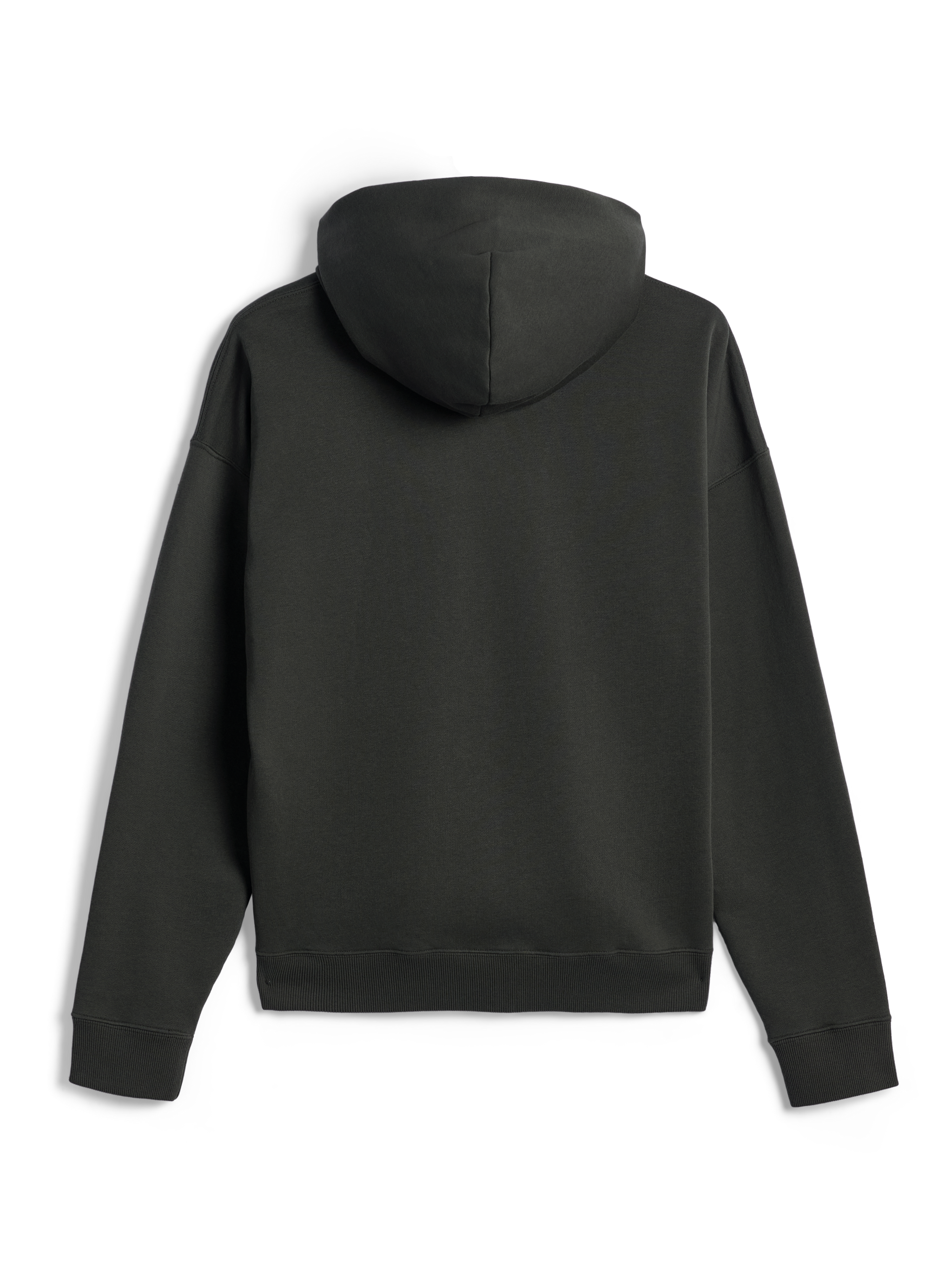 Alpinestars Essentials Ageless Hoodie, pullover hoodie, Off Black, achteraanzicht, premium stone-washed fleece, geribbelde boorden en zoom, minimaal casual streetwear design