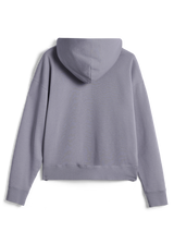 Alpinestars Essentials Ageless Hoodie, casual streetwear, Silver, back view of long-sleeve pullover, featuring ribbed cuffs and hem, clean minimalist design with garment stone wash finish