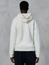 Alpinestars Essentials Ageless Zip Hoodie, achteraanzicht, Off White, casual streetwear, premium compact fleece, ontspannen pasvorm, geribbelde boorden en zoom, strak minimalistisch design