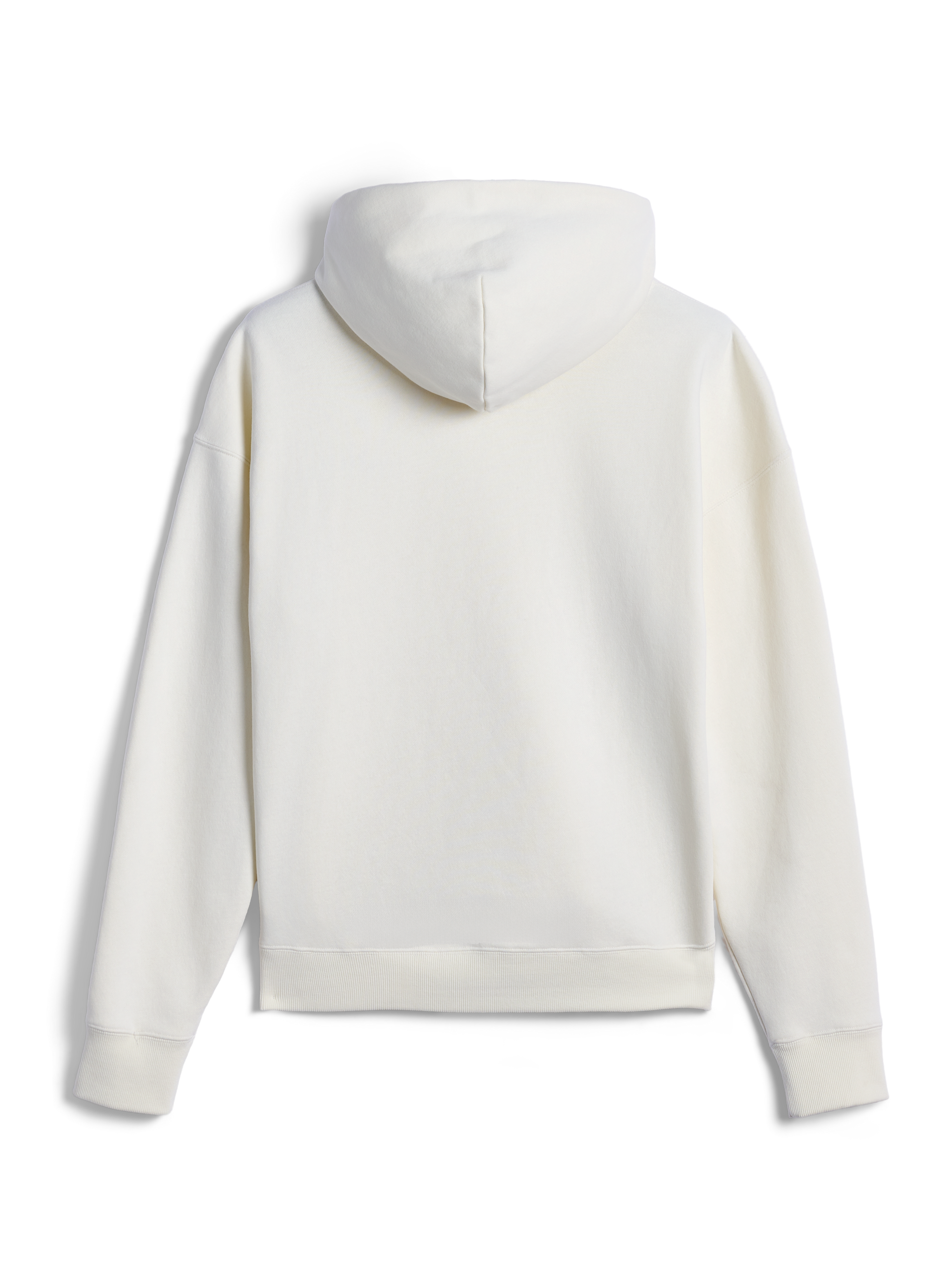 Alpinestars Essentials Ageless Zip Hoodie, achteraanzicht, off-white, casual fleece streetwear, capuchon met trekkoord, lange mouwen, strak minimalistisch design