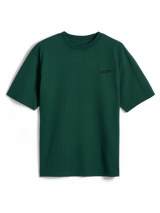 Alpinestars Essentials Ageless SS Tee, T-shirt met korte mouwen, Pine Green, met een klein Alpinestars-logo op de borst, casual motorsport streetwear