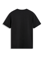 Alpinestars Shaded CSF Tee, T-shirt met korte mouwen, zwart, achteraanzicht met strak ontwerp en klein extern label aan de zoom, casual door motorsport geïnspireerde streetwear