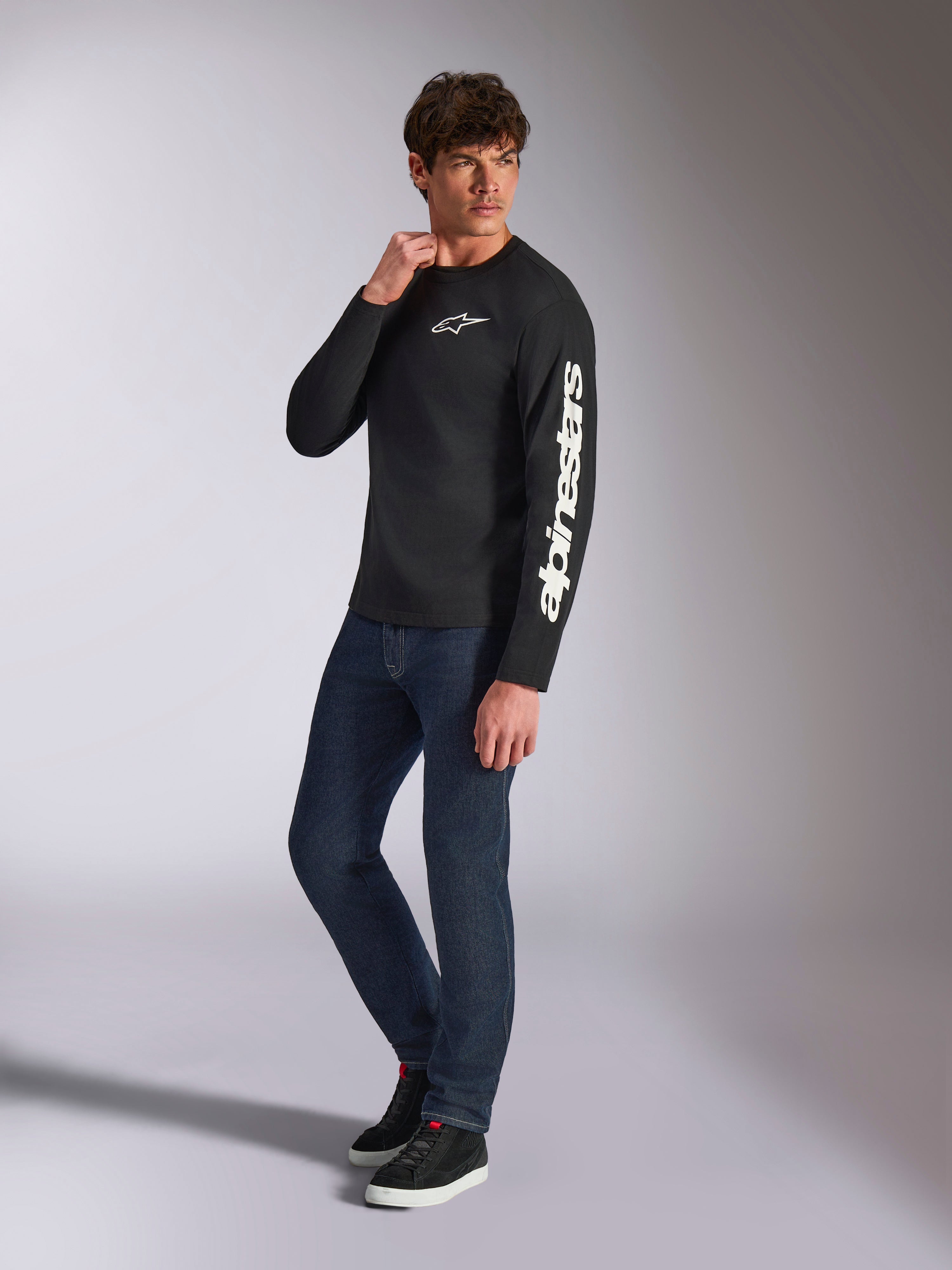 Trackside CSF - Black Sportswear Tee | Alpinestars®